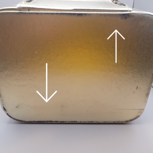 GOLD ROSES COLORED Cosmetics TRAVELING TRAIN CASE - Picture 11 of 11